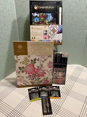 ANNA GRIFFIN PERFECT PALETTE CHAMELEON ALCOHOL MARKERS BUNDLE ALL NEW